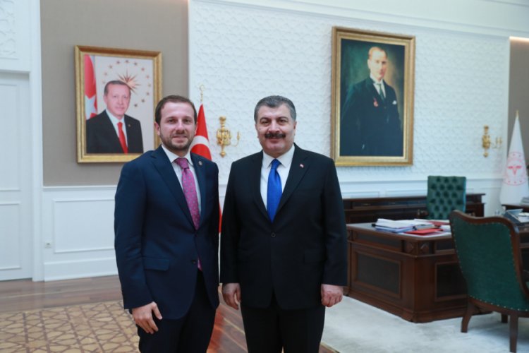 Bursa Milletvekili Kılı&ccedil;, Sağlık Bakanı Koca ile g&ouml;r&uuml;şt&uuml;