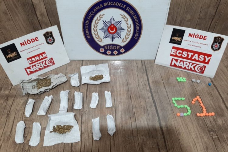 Niğde'de uyuşturucu operasyonu