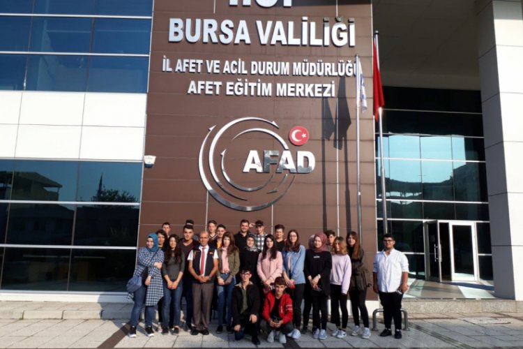 Bursa'da öğrencilere temel afet eğitimi