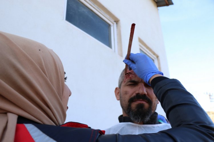 Karab&uuml;k'te ger&ccedil;eğini aratmayan tatbikat