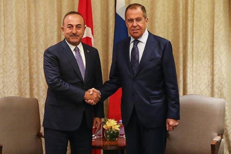 Lavrov ve &Ccedil;avuşoğlu, Suriye'nin kuzeydoğusunu g&ouml;r&uuml;şt&uuml;