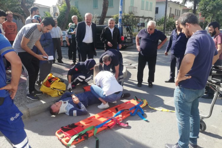 Aydın'da trafik kazası; 1 yaralı