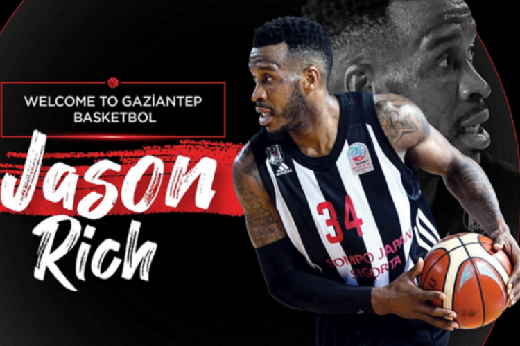 Jason Rich, Gaziantep Basketbol'da!