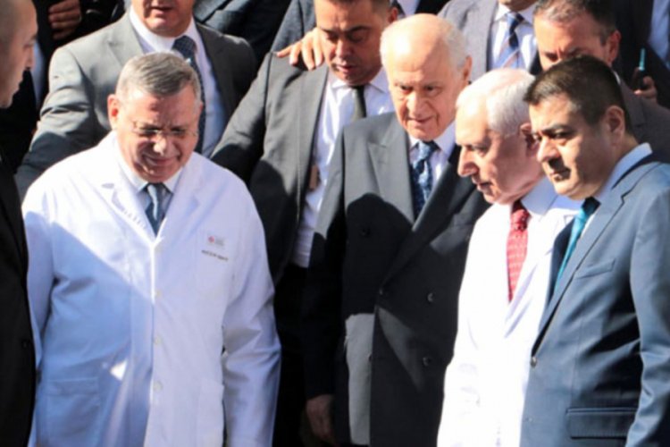 Bah&ccedil;eli'nin tedavi sonrası ilk programı beli oldu