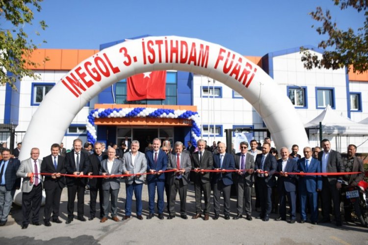 Bursa'da 3. İneg&ouml;l İstihdam Fuarı başladı