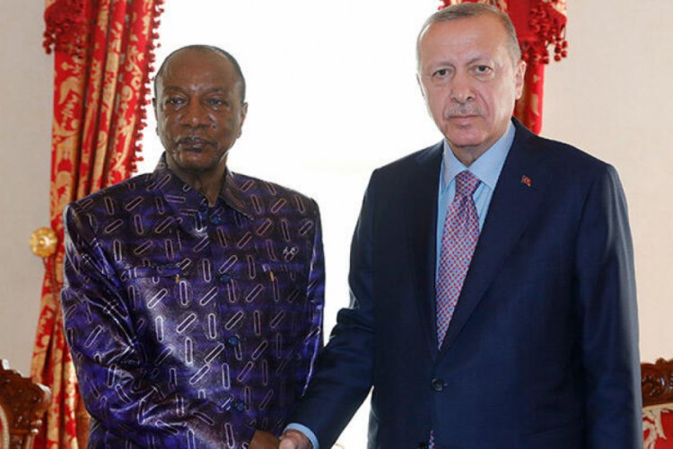 Erdoğan, Gine Cumhurbaşkanı Conde ile g&ouml;r&uuml;şt&uuml;