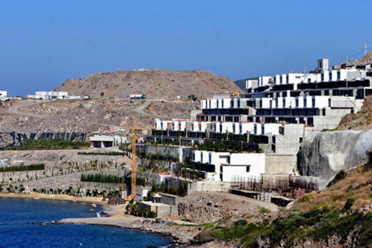 Bodrum'daki projelerin ka&ccedil;ak b&ouml;l&uuml;mlerinin yıkımında sona gelindi