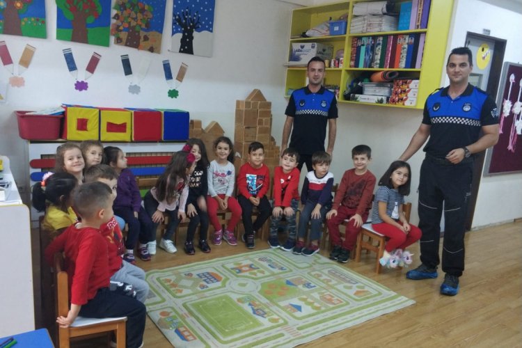 Bursa'da minikler zabıta mesleğini yakından tanıdı