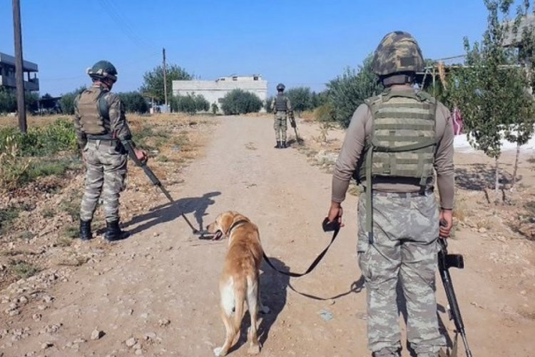 YPG/PKK'lı ter&ouml;ristlerden TSK unsurlarına taciz ateşi