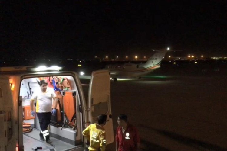 Ukrayna'da kazada yaralanan kadın Bursa'ya getirildi
