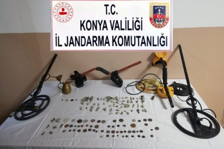 Jandarmadan tarihi eser ka&ccedil;ak&ccedil;ılığı operasyonu