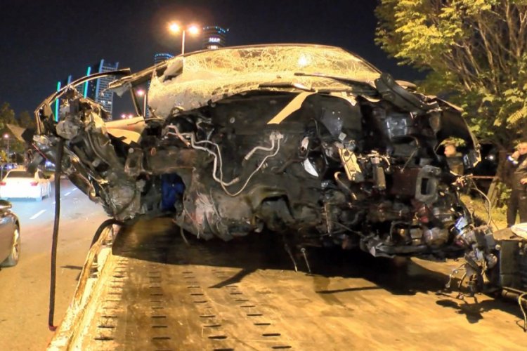 Makas attığı iddia edilen s&uuml;r&uuml;c&uuml; kaza yaptı