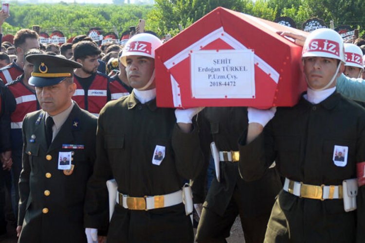 Şehit Uzman &Ccedil;avuş T&uuml;rkel, son yolculuğuna uğurlandı