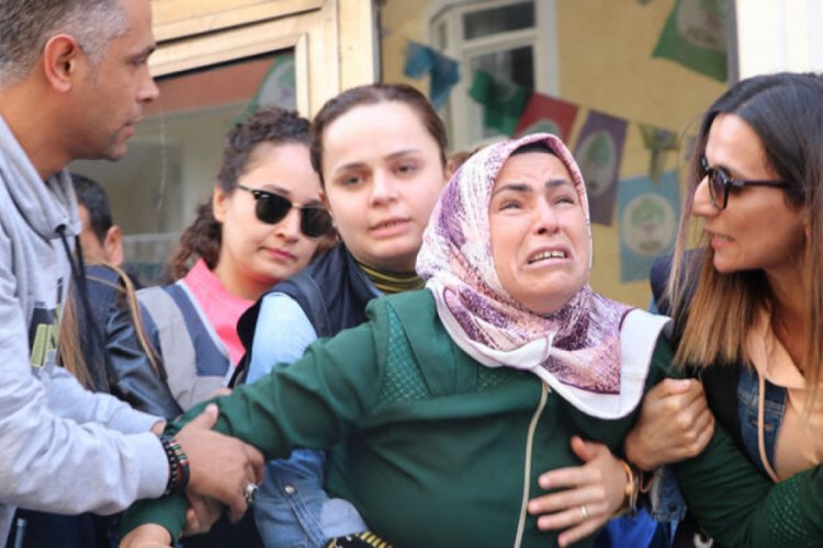 HDP &ouml;n&uuml;ndeki eylemde 56'ncı g&uuml;n