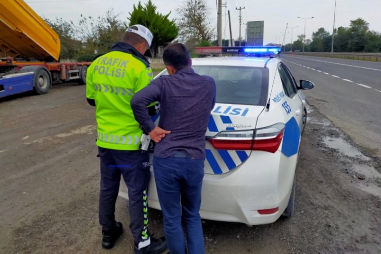 Ordu'da 1 haftada 88 ehliyete el konuldu, 119 ara&ccedil; trafikten men edildi