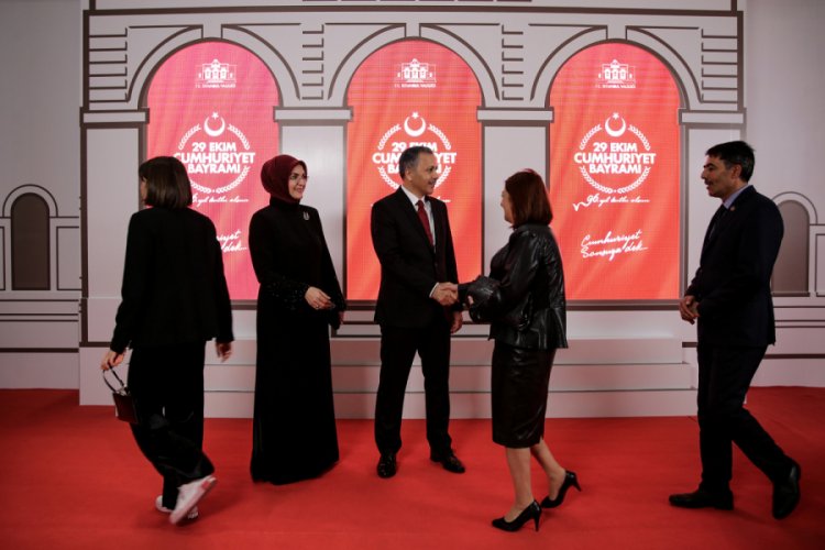 İstanbul'da Cumhuriyet Bayramı Kabul T&ouml;reni