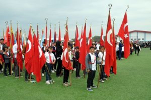 Suriye sınırında Cumhuriyet coşkusu