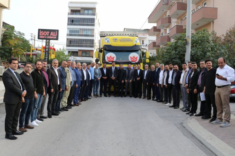 Bursa'dan Suriye'ye un yardımı g&ouml;nderildi