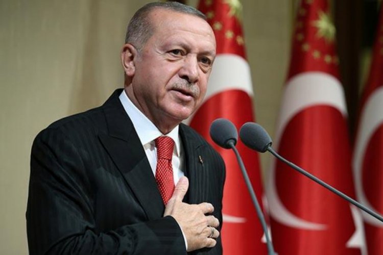 Cumhurbaşkanı Erdoğan'ı Barış Pınarı Harekatı'nda g&ouml;rev yapan askerler karşıladı