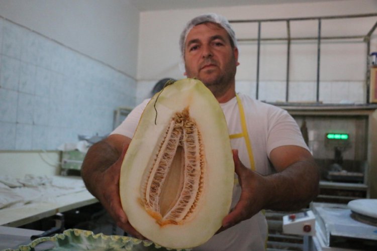 Kırkağa&ccedil; kavununun aromasıyla lokum yapıldı