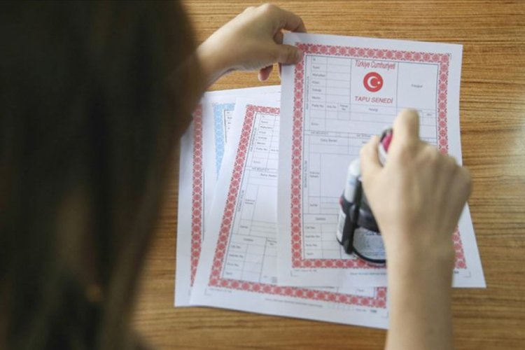 T&uuml;rkiye tapu kaydı sıralamasında d&uuml;nyada 27. sıraya y&uuml;kseldi