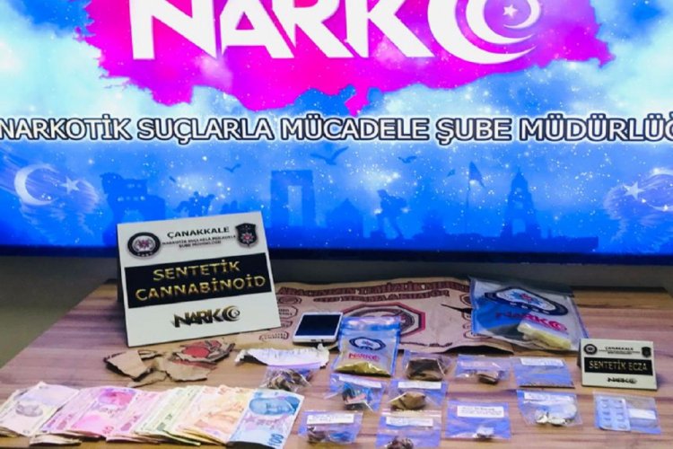 &Ccedil;anakkale'de uyuşturucu ticaretine 2 tutuklama