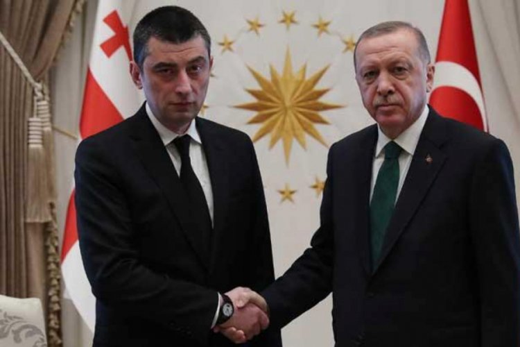 Erdoğan, G&uuml;rcistan Başbakanı Gakharia'yı kabul etti