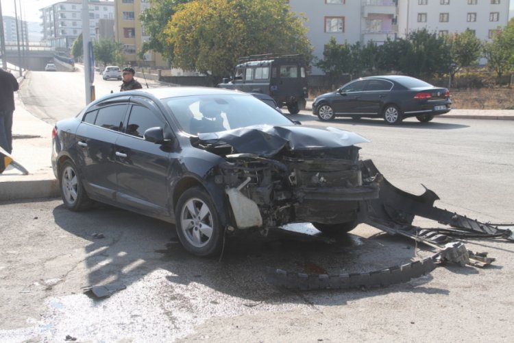 Elazığ'da trafik kazası: 1 yaralı