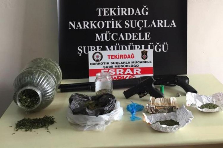 Tekirdağ'da uyuşturucu operasyonu: 5 g&ouml;zaltı