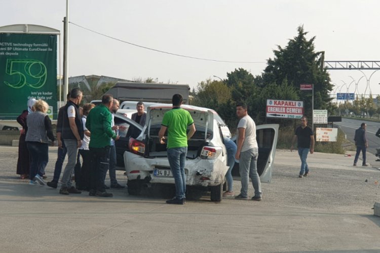 Tekirdağ'da kaza: 3 yaralı