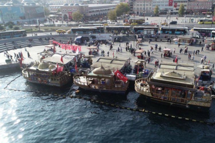 Emin&ouml;n&uuml;'ndeki balık ekmek satan tekneler i&ccedil;in karar