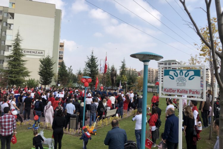 Bursa Kalite Parkı'nda 29 Ekim coşkusu