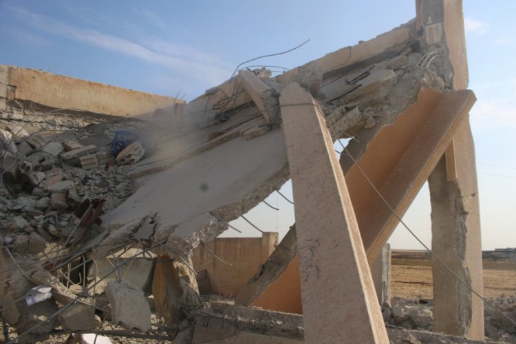 Rasulayn'dan &ccedil;ekilen PKK/YPG b&ouml;lgedeki okulu kullanılamaz hale getirdi