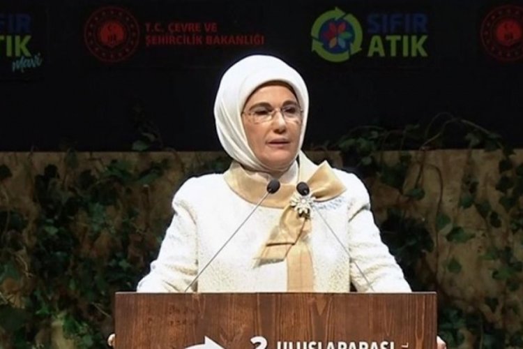 Emine Erdoğan: 25 bin kamu binasında sıfır atık projesine ge&ccedil;tik