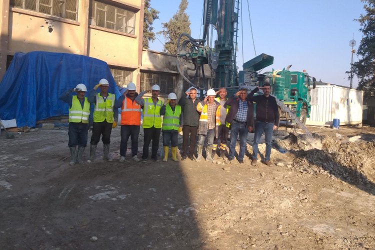 Ter&ouml;rden arındırılan il&ccedil;ede i&ccedil;me suyu kuyusu a&ccedil;ıldı