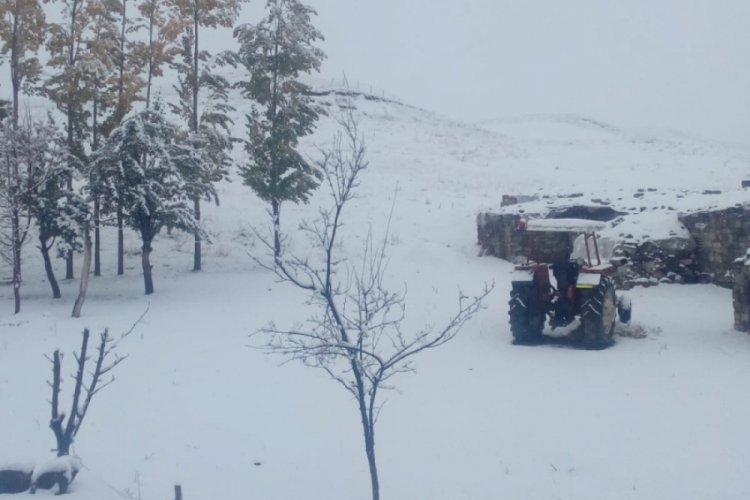 Bitlis'in k&ouml;yleri beyaza b&uuml;r&uuml;nd&uuml;
