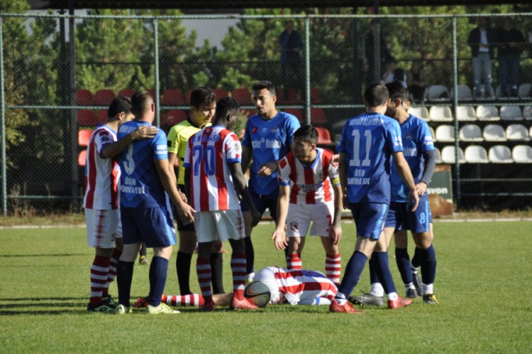 Amat&ouml;r lig ma&ccedil;ında gerginlik