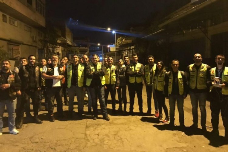 Aydınlı motosiklet&ccedil;iler bir araya geldi