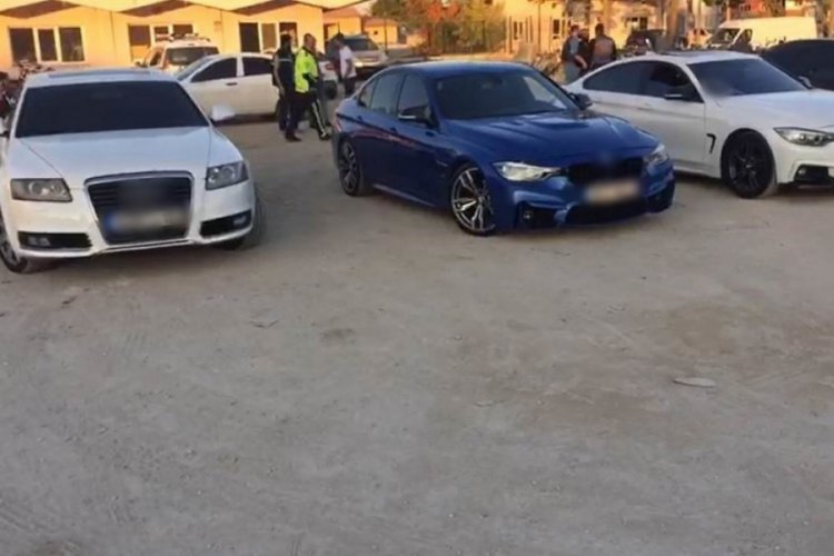 D&uuml;ğ&uuml;n konvoyundaki drift&ccedil;ilere 11 bin 92 lira ceza