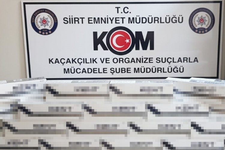 16 bin 850 paket ka&ccedil;ak sigara ele ge&ccedil;irildi