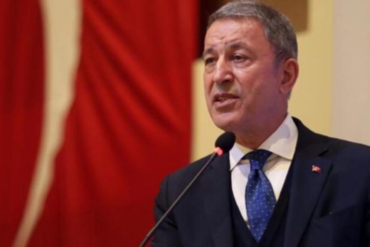 Bakan Akar'dan şehit Uzman &Ccedil;avuş i&ccedil;in başsağlığı mesajı