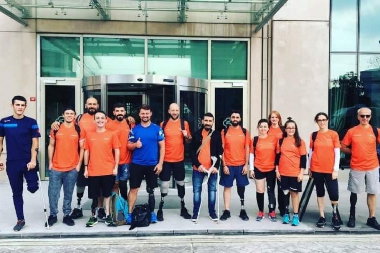 Bursa'da bacaklarını kaybetti, azmini kaybetmedi