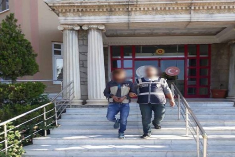 Otelden malzeme &ccedil;alan hırsız tutuklandı