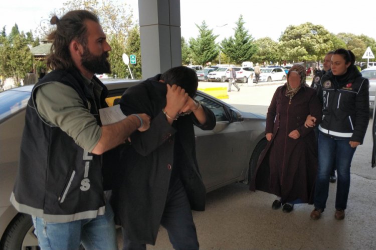 14 kilo 400 gram esrar ele ge&ccedil;irildi
