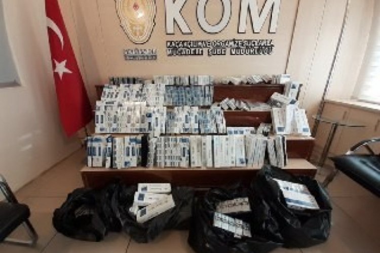 2 bin 300 paket ka&ccedil;ak sigara ele ge&ccedil;irildi