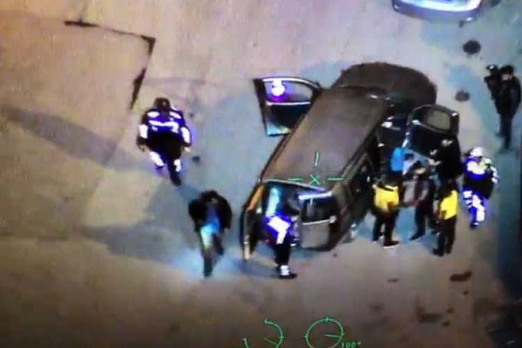 Helikopter destekli asayiş uygulaması