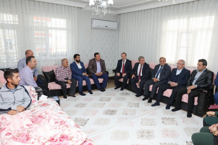 Vali Yaman, Barış Pınarı Harekatı gazisini ziyaret etti