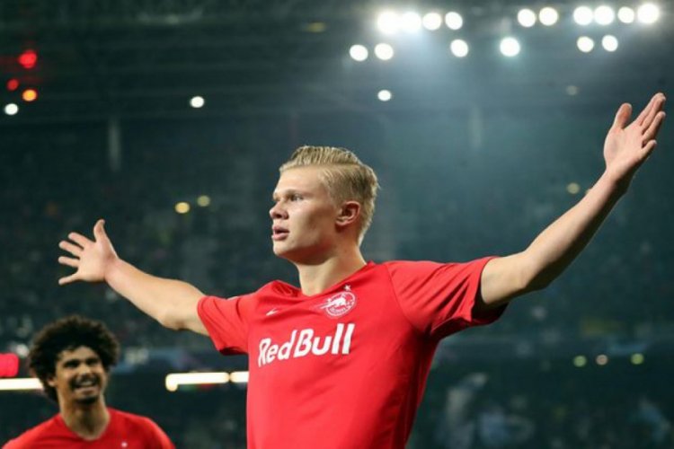 Erling Haland, Şampiyonlar Ligi tarihine ge&ccedil;ti