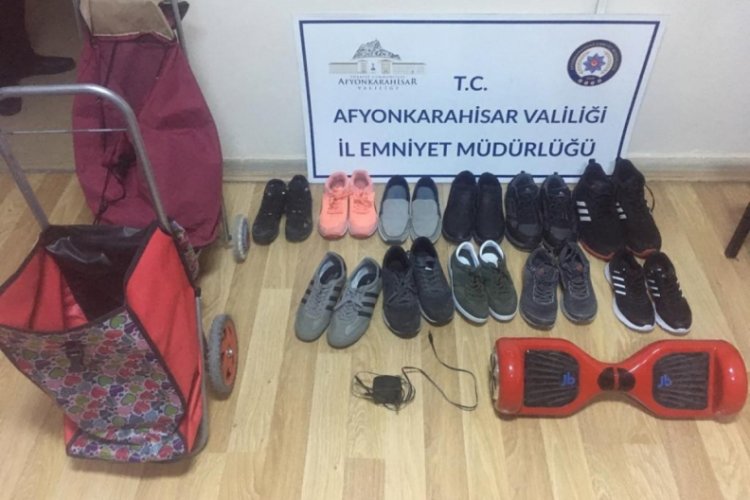 23 ayrı ayakkabı hırsızlığından aranan şahıs trende yakalandı