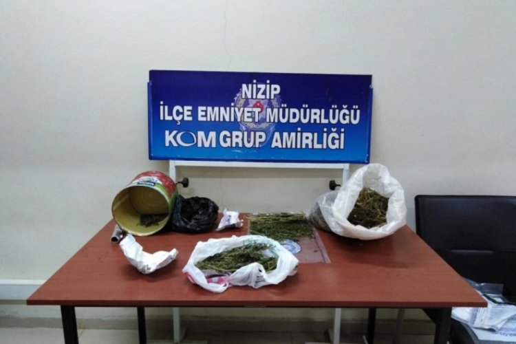 Nizip'te 2 kilo uyuşturucu ele ge&ccedil;irildi